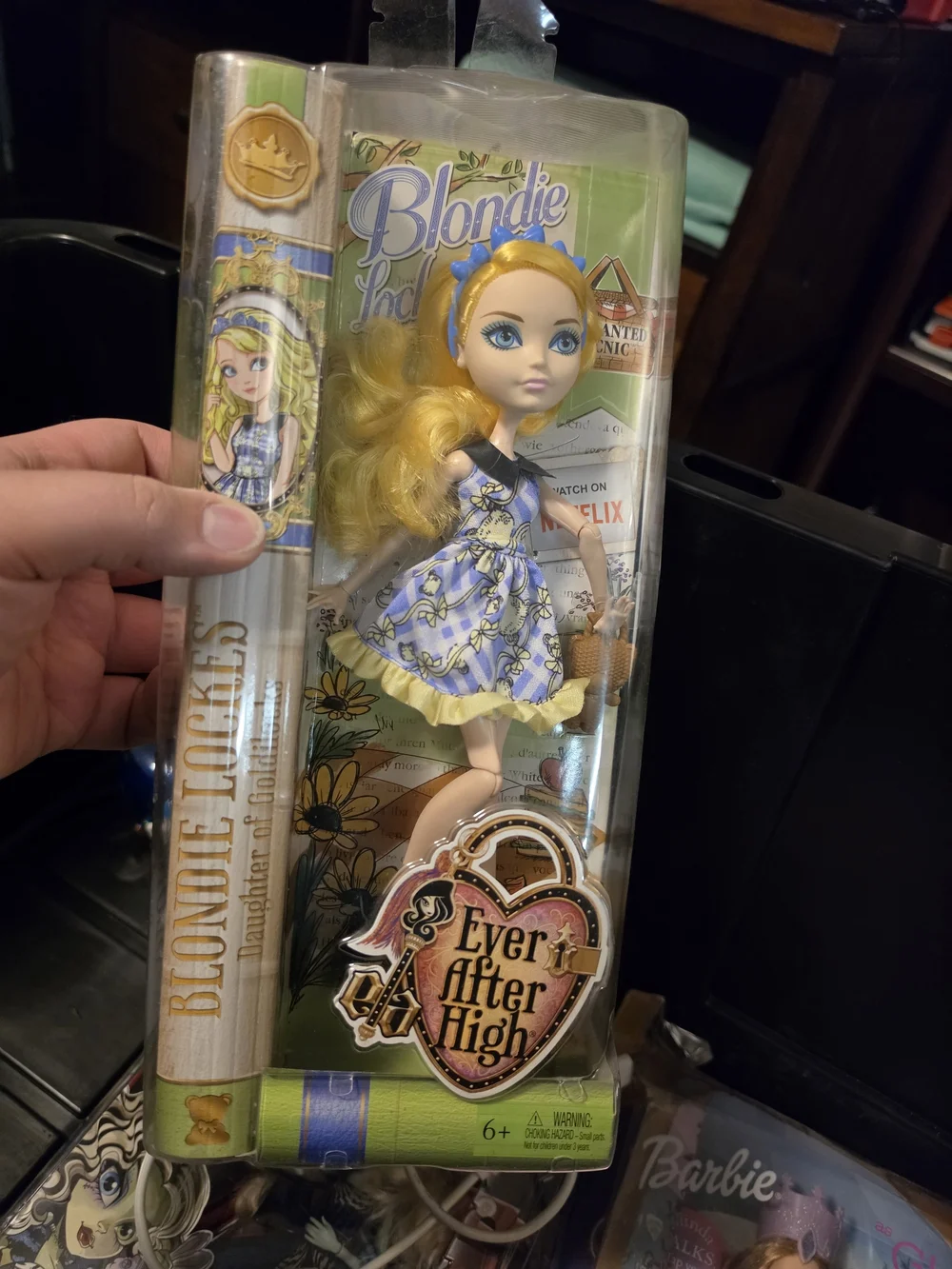 Mattel Ever After High Blondie Locks Blonde and Blue Dress Doll